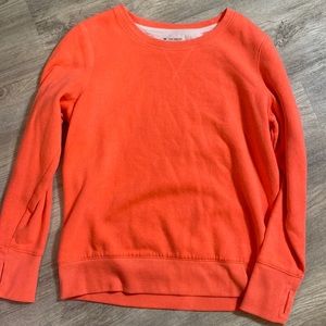 Neon orange women’s crew neck